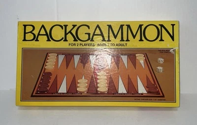1981 Whitman Backgammon Board Game #4832-22 Used Complete Vintage Usa - Image 1 of 4