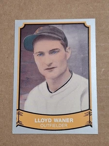 1989 LLOYD WANER PACIFIC BASEBALL LEGENDS CARD #128 PITTSBURGH PIRATES BRAVES - Picture 1 of 2