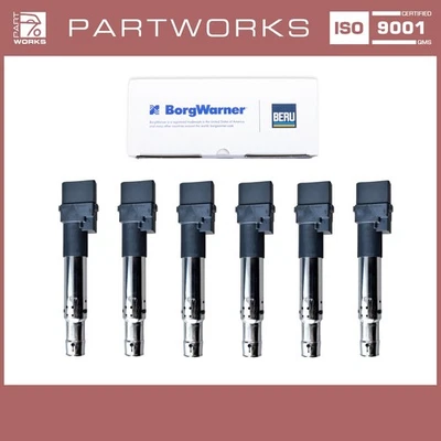 6x Zündspule für PORSCHE Cayenne 955 957 V6 3.2/3.6 9PA BERU - Image 1 of 4