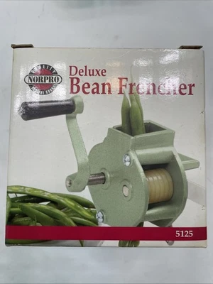 Francésra de frijoles Norpro Deluxe con abrazadera francesa/verde/cortadora/cortadora de alta resistencia Foto 1 de 4