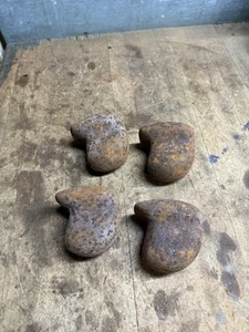 Vintage Auto Body Blob Dolly Cast Iron Hammer Anvil Hand Tool Fairmount Lot Of 4 - Foto 1 di 12