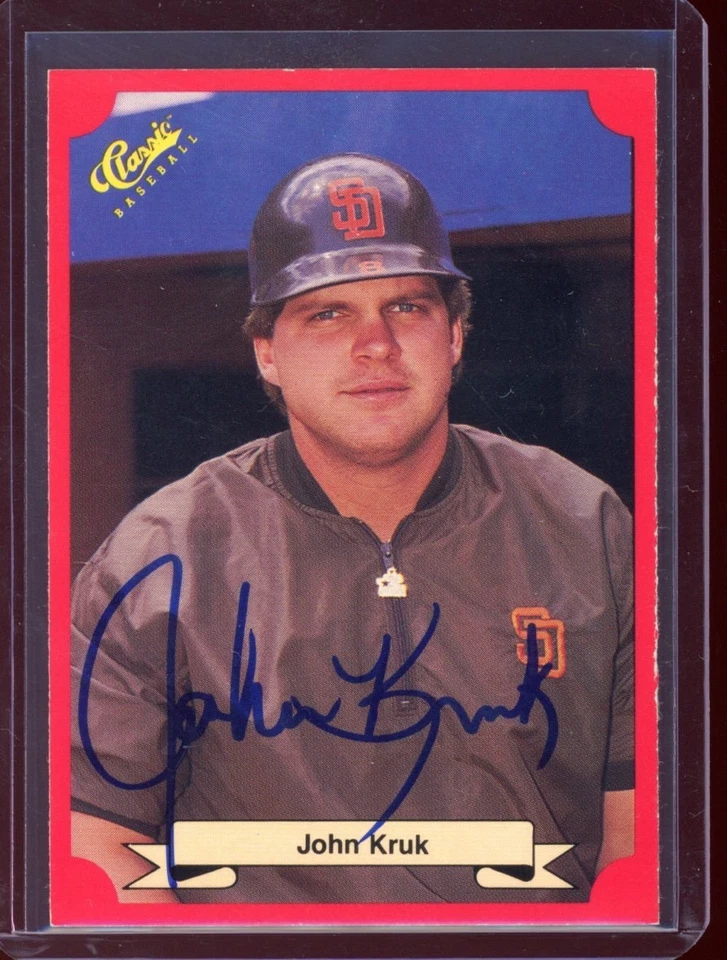 1988 Classic Update Red Travel Edition John Kruk #162 AUTO Autographed Signed - Image 1 of 1