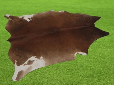 100% Original Kuhfell Teppich Bereich Skin Leder 14.06 Sq.feet (112cmx117cm) - Bild 1 von 3