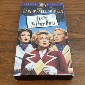 A Letter to Three Wives (VHS, 1996) - Good - 25% Off 2+!! - Imagen 1 de 6