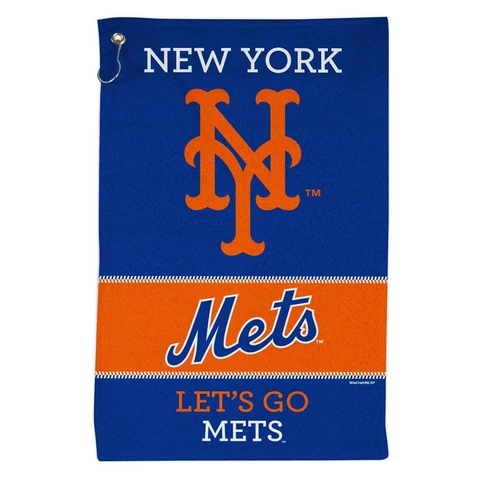 New MLB New York  Mets Team 16 X 25 Tailgate Golf &  Work Out  Sport Towel Cover