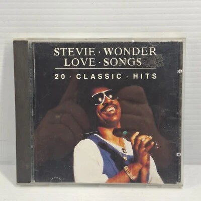 Love Songs: 20 Classic Hits by Stevie Wonder (CD, 1997) - MUSIC CD OZ SELLER - Image 1 of 2