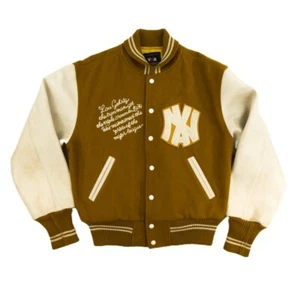 Van Jac - RARE Vintage NY Yankees Tribute Varsity Award Jacket (Approx. U.S. M) - Picture 1 of 11
