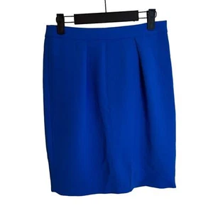 J.CREW ROYAL BLUE PENCIL SKIRT WOMEN'S SIZE 2 PETITE - Picture 1 of 5