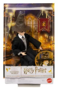 FIGURA UFFICIALE MATTEL HARRY POTTER CON CAPPELLO SMISTAMENTO VESTITI E ACCESSORI - Foto 1 di 4