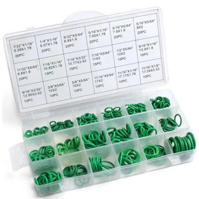 A/C Rubber Set Car Air Conditioning Refrigerant Trim Repair Tools O-Ring Seal - Image 1 of 4