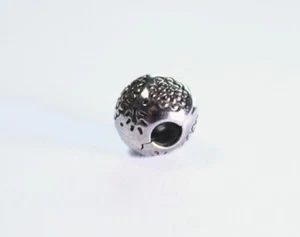 Original Pandora Schwarz Rhodium Sterlingsilber Mitternachtsblüte Clip Charm 791009BR - Bild 1 von 3