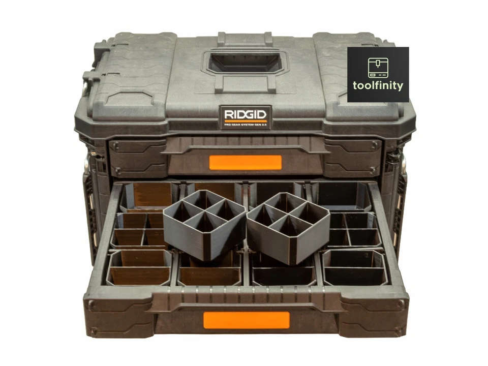 Bin Set for RIDGID 2.0 Pro Gear System 3 Drawer - Image 1 of 1
