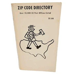 Vtg USA 1967 Zip Code Directory Booklet Book Printed Berrien Springs Michigan - Picture 1 of 5