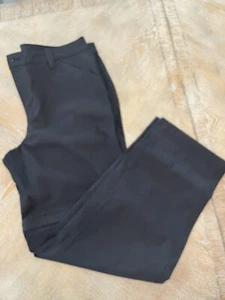 NWT Eddie Bauer Black convertible pants  Sz 14 Waist 38” Inseam 32” Nylon - Picture 1 of 7