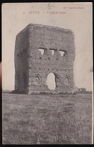 AUTUN 71 Temple de Janus CPA Adressé à Gustave DEVAUX Méloisey Beaune Écrit 1904 - Imagen 1 de 2