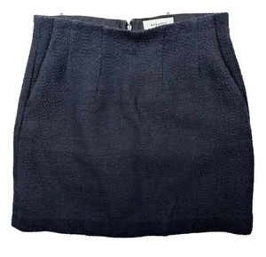 Minifalda negra Aritzia Babaton Kinsley Tweed para mujer 2 Preppy Grudge Academia - Imagen 1 de 14