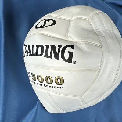 SPALDING TF-5000 INTERIOR CUERO BLANCO VOLEIBOL Foto 1 de 3