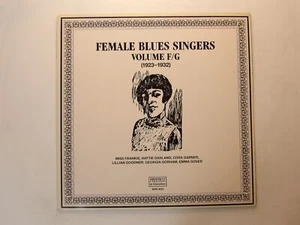 Diverse: Female Blues Singers F/G 1923-32 EX + Mono LP Fantasy Austria - Bild 1 von 4