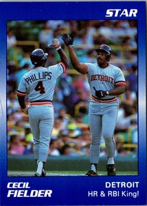 1990 Star Cecil Fielder Cecil Fielder #9 Detroit Tigers