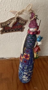 Jim Shore Snowman Bird House Ornament 117708 Heartwood Creek Enesco 2004 NWT - Picture 1 of 5