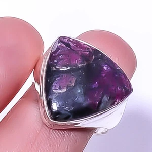 Eudialyte - Russia Gemstone 925 Sterling Silver Handmade Ring 8.5 T77 A333 - Picture 1 of 1