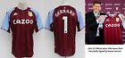 2021-22 Official Aston Villa Home Shirt Personally Signed by Steven Gerrard COA