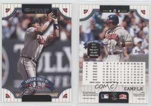 2002 Donruss Samples Silver Andruw Jones #28