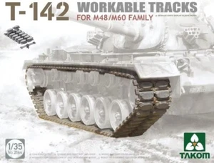 Takom TAK2164 - 1:35 T-142 PISTAS TRABAJABLES PARA FAMILIA M48/M60 - Nuevo - Imagen 1 de 1