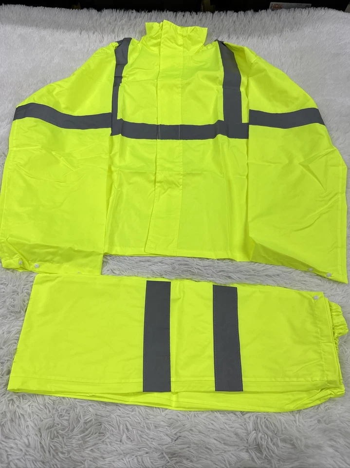 PIP Hi-Vis Protective Industrial Products 2X/3X Rain Suit - Yellow - Image 1 of 4