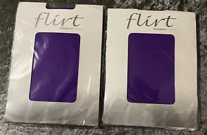 2 Flirt lila feine Netz Netz Strumpfhose Cosplay Kostüm Punk Gothic Emo Goth - Bild 1 von 6