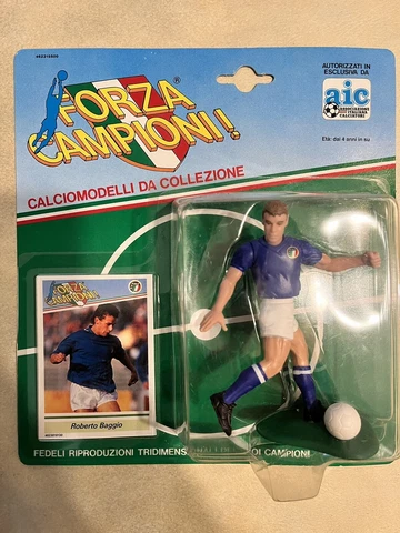 Roberto Baggio / Forza Campioni Kenner Starting Lineup figure (Italian Football Cover