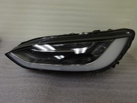 16-18 Tesla Model X Left Driver LH LED Headlight Headlamp Complete+Module GRD C