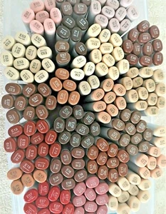 COPIC Sketch Markers Color Series "E" Earth Tones Double Ended Markers ~ NEW ~