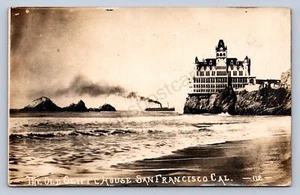 K8/ San Francisco California Postcard RPPC c1910s Cliff House Steam Boat 30 - Picture 1 of 4