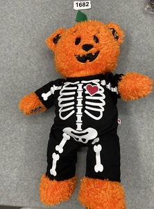 Build A Bear Peluche Calabaza Resplandor Jack O Linterna Esqueleto Conjunto Halloween - Imagen 1 de 16