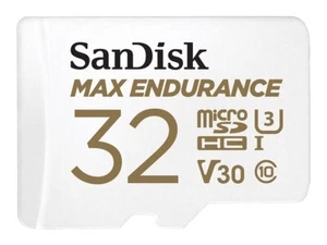 Kit microSDHC 32 Go SanDisk Max Endurance R100/W40, UHS-I U3, classe 10 - Photo 1/1