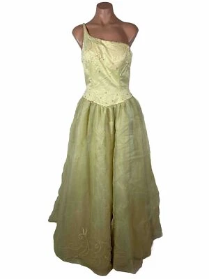 Nuevo con etiquetas Vestido Mike Benet Formals Talla 8 Amarillo Desfile Cenicienta Corsé Baile de graduación NUEVO Foto 1 de 4