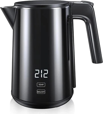 Electric Kettle 1.0L | 7 Temp Control, Cool Touch, Keep Warm, Auto Shut-Off - Image 1 of 4