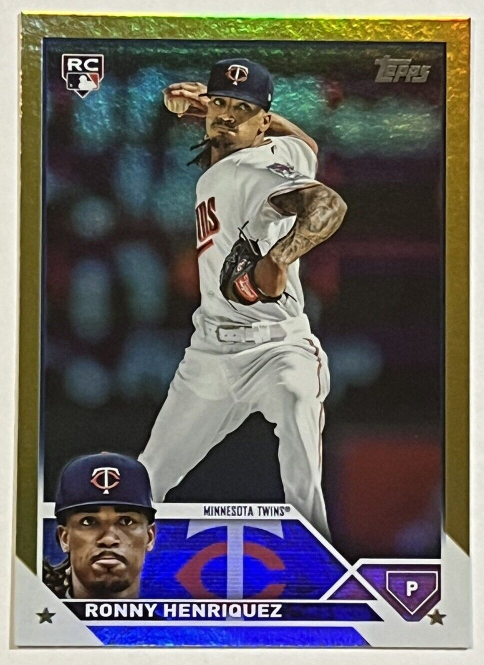 2023 Topps Series 2 RONNY HENRIQUEZ Rookie Gold Foil #372 Minnesota Twins