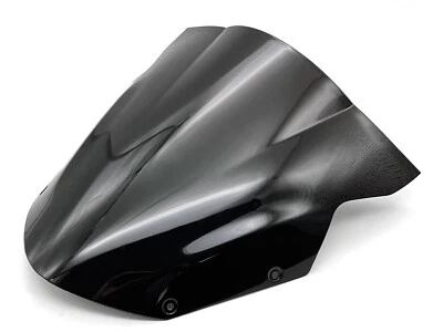 ABS Black Double Bubble Windshield Windscreen for 2009-2011 Kawasaki Ninja 650 R - Изображение 1 из 4