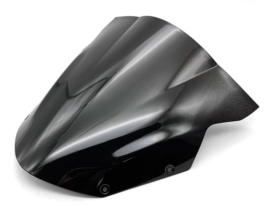 ABS Black Double Bubble Windscreen Windshield for 2009-2011 Kawasaki Ninja 650 R - Изображение 1 из 4