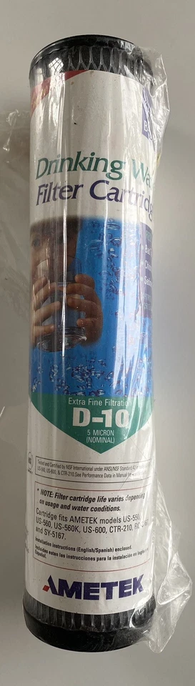 1 OEM CULLIGAN/ AMETEK D-10 Drinking Water Filter (boxA) - Image 1 of 1