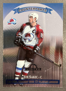 JOE SAKIC / BERNIE NICHOLLS 1997 DONRUSS LIMITED COUNTERPARTS 36