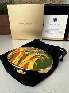 Estee Lauder Powder Compact "Tropical Palms" NIB Translucent - Picture 1 of 4