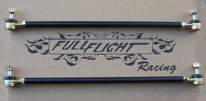 WARRIOR 350 1989-UP +2 TIE RODS WITH ENDS (SOLID STEEL) FULLFLIGHT RACING - Picture 1 of 3