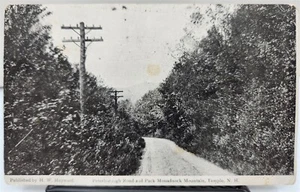 Pack Monadnock Mountain View from Peterborough Rd. Temple, NH - RPPC Postcard - Picture 1 of 2
