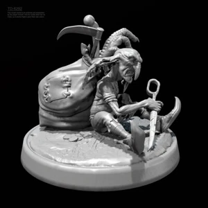 50mm Little Demon Thief Unpainted Model Kits Unassembled YUFAN Garage Kit - Picture 1 of 4