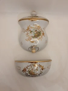RARE 3 Peice Arco Japan Fine Quality Dallas Display Floral Gold wall fountain - Picture 1 of 11