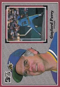 1984 DONRUSS JUMBO GAYLORD PERRY SEATTLE MARINERS GIANT CARD (A-G) - Picture 1 of 1