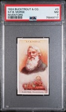 1924 Bucktrout & Co INVENTORS #3 S.F.B MORSE PSA 7 NM